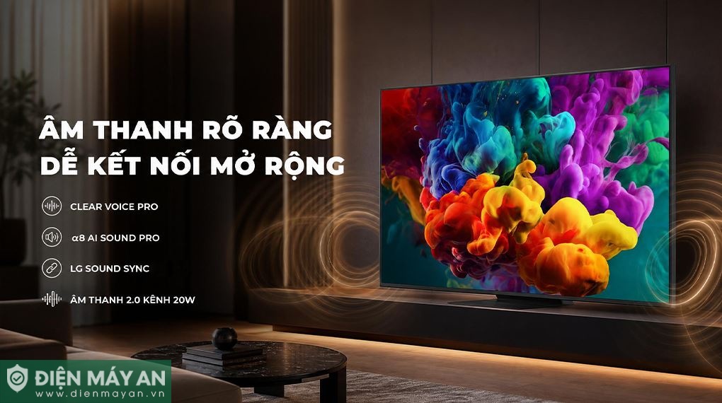 Smart Tivi QNED LG AI 4K 55 inch 55QNED86BSA